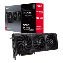 Graphics Card, ASUS, AMD, Radeon RX 9070 GRE, 2280 MHz, 12 GB, GDDR6, 192 bit, PCI Express 5.0, Active, PRIME-RX9070GRE-