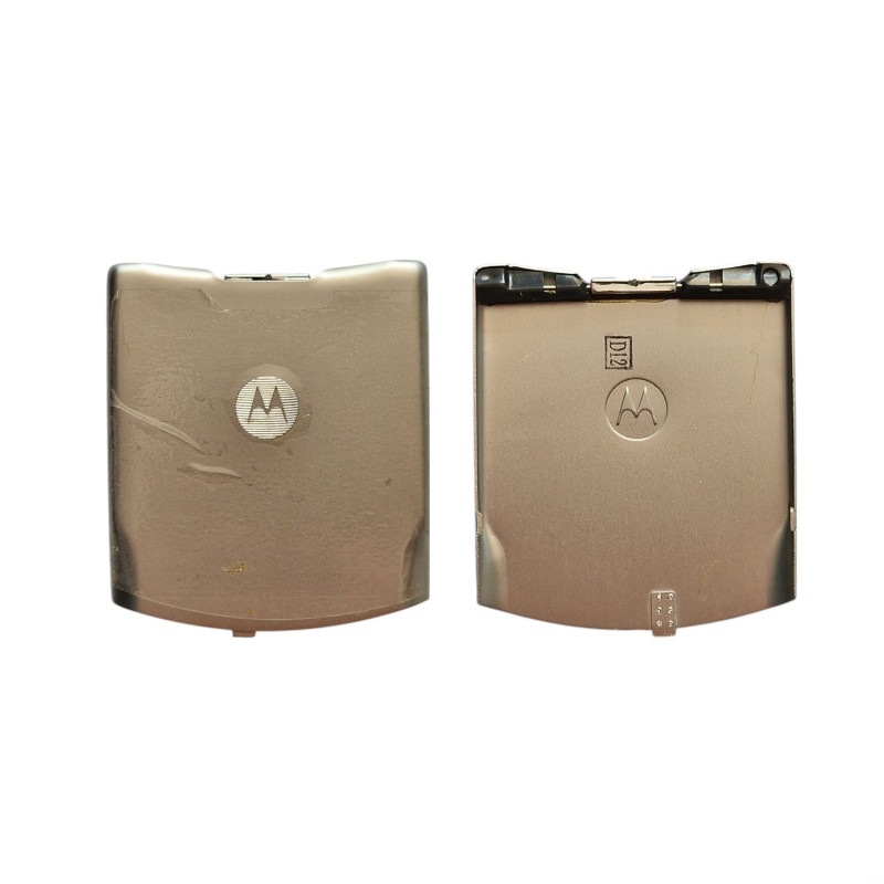 Motorola V3i RAZR Battery Cover Original matt Silver