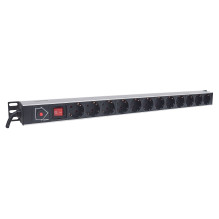 Intellinet 714044 – 1HE Steckdosenleiste (12x Stecker) Kabellänge 1,6m 675 mm x 47 mm x 62 mm su An- und Ausschalter Bla Intellinet 714044 – 1HE Steckdosenleiste (12x Stecker) Kabellänge 1,6m 675 mm x 47 mm x 62 mm su An- und Ausschalter Bla