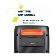 Canyon Bluetooth Speaker OnFun 5 Partybox40WRGB black retail