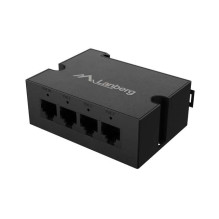 LANBERG DIN-FE4-AT-30W jungiklis 1XIN 3X OUT 100MB POE ilgintuvas greitam Ethernet DIN bėgeliui, 30W LANBERG DIN-FE4-AT-30W jungiklis 1XIN 3X OUT 100MB POE ilgintuvas greitam Ethernet DIN bėgeliui, 30W