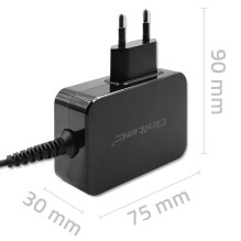 Qoltec 52386 GaN POWER PRO charger , 1xUSB-C , 65W , 5-20V , 3-3.25A , Black Qoltec 52386 GaN POWER PRO charger , 1xUSB-C , 65W , 5-20V , 3-3.25A , Black
