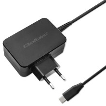 Qoltec 52386 GaN POWER PRO charger , 1xUSB-C , 65W , 5-20V , 3-3.25A , Black Qoltec 52386 GaN POWER PRO charger , 1xUSB-C , 65W , 5-20V , 3-3.25A , Black