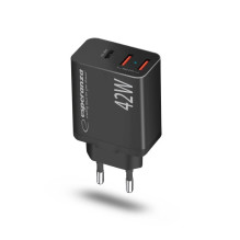 Power Charger - Esperanza EZC106K 42W Black