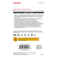 „SanDisk Cruzer Blade“ USB atmintinė „SanDisk Cruzer Blade“ USB atmintinė
