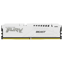 KINGSTON FURY Beast 16GB DIMM DDR5 5600MT/s DDR5 CL40 balta XMP atmintis