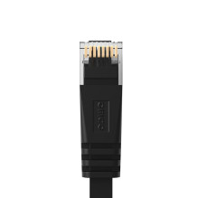 Orico PUG-C6B CAT6 1000Mbps RJ45 Ethernet Network Cable Internet LAN Flat 0.5m - Black