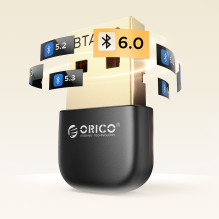 Orico BTA-60 Bluetooth 6.0 Adapter - Black Orico BTA-60 Bluetooth 6.0 Adapter - Black