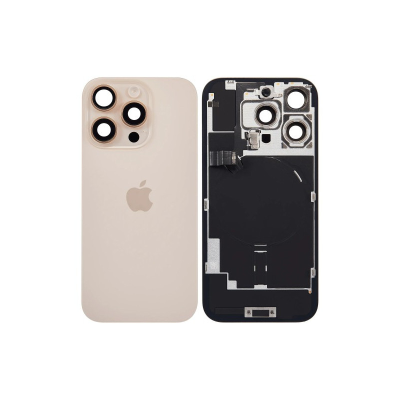 Galinis dangtelis skirtas iPhone 16 Pro / Desert Titanium / (All parts included) / OEM