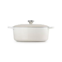 Cookware - Le Creuset Signature Frying Pan 6.3L Cast Iron Enamelled Oval 31cm Meringue Cookware - Le Creuset Signature Frying Pan 6.3L Cast Iron Enamelled Oval 31cm Meringue