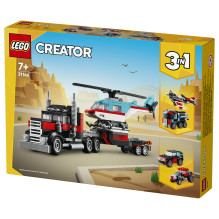 LEGO Creator Flatbed Truck with Helicopter LEGO Creator Flatbed Truck with Helicopter