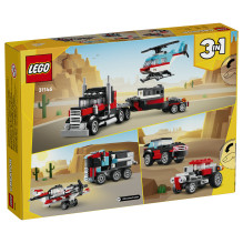 LEGO Creator Flatbed Truck with Helicopter LEGO Creator Flatbed Truck with Helicopter