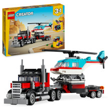 LEGO Creator Flatbed Truck with Helicopter LEGO Creator Flatbed Truck with Helicopter