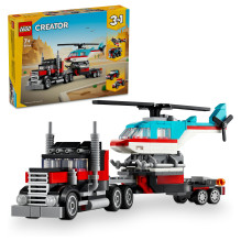 LEGO Creator Flatbed Truck with Helicopter