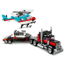 LEGO Creator Flatbed Truck with Helicopter LEGO Creator Flatbed Truck with Helicopter
