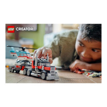 LEGO Creator Flatbed Truck with Helicopter