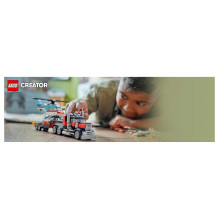 LEGO Creator Flatbed Truck with Helicopter LEGO Creator Flatbed Truck with Helicopter