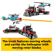 LEGO Creator Flatbed Truck with Helicopter LEGO Creator Flatbed Truck with Helicopter