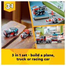 LEGO Creator Flatbed Truck with Helicopter LEGO Creator Flatbed Truck with Helicopter