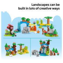 LEGO DUPLO 3in1 Wild Animal Families
