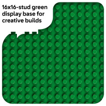 LEGO DUPLO Green Building Plate