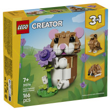 LEGO Creator Cute Hamster with a Flower 31376 LEGO Creator Cute Hamster with a Flower 31376