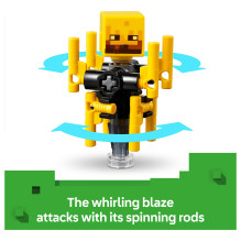 LEGO Minecraft The Nether Lava Battle