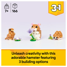 LEGO Creator Cute Hamster with a Flower 31376 LEGO Creator Cute Hamster with a Flower 31376