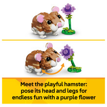 LEGO Creator Cute Hamster with a Flower 31376