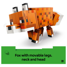 LEGO Minecraft Lapė 21588 LEGO Minecraft Lapė 21588