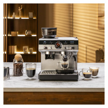 Precision Siebträgermaschine XP801T, Espressomaschine - juodas - Edelstahl Precision Siebträgermaschine XP801T, Espressomaschine - juodas - Edelstahl
