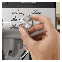 Precision XP801T portafilter espresso machine - Black - Stainless steel Precision XP801T portafilter espresso machine - Black - Stainless steel
