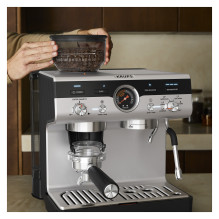 Precision Siebträgermaschine XP801T, Espressomaschine - juodas - Edelstahl Precision Siebträgermaschine XP801T, Espressomaschine - juodas - Edelstahl