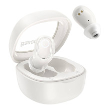 Belaidės ausinės Baseus Bowie WM02 TWS, Bluetooth 5.0 (baltos) OS