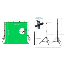 Photography backdrop and stand set 2x2m, RGB