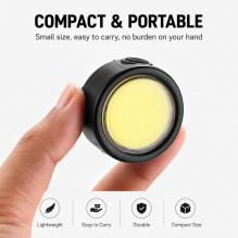 iLike JOHORSE 50LM USB Rechargeable Bike Tail Light, Type-C Charging, 5 Lighting Modes, IPX4 Waterproof LED Bicycle Rear