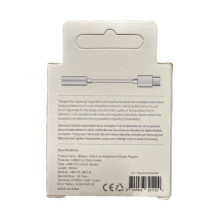 Samsung Samsung GP-TGU023AE DAC USB-C to 3.5mm mini jack adapter - white Samsung Samsung GP-TGU023AE DAC USB-C to 3.5mm mini jack adapter - white