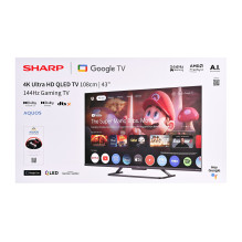 „Sharp 43HR7265E“ televizorius 109,2 cm (43") 4K „Ultra HD“ išmanusis televizorius „Wi-Fi“ juodas