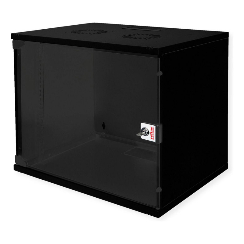ROLINE 19-inch wall-mount enclosure Basic 9U, 540x400 WxD kit black