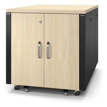 APC NetShelter - Schrank (vertikal) - schallisoliert - AC 100-230 V - Ahorn - 12U - 48.3 cm (19") - TAA-konform - f APC NetShelter - Schrank (vertikal) - schallisoliert - AC 100-230 V - Ahorn - 12U - 48.3 cm (19") - TAA-konform - f