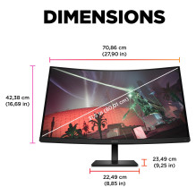 HP OMEN 32c Curved Gaming-Monitor 80cm (31,5 Zoll) HP OMEN 32c Curved Gaming-Monitor 80cm (31,5 Zoll)