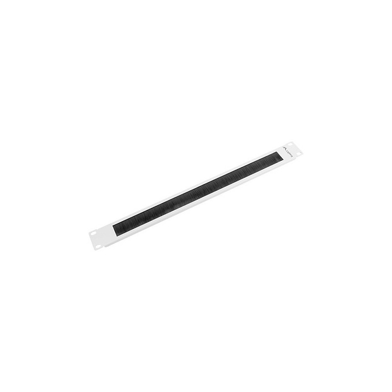 LANBERG 19" Bürstenleiste 1U grau AK-1101-S