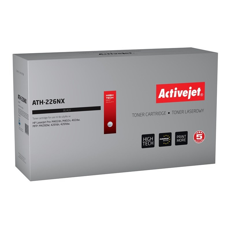 Tonerio Kasetė - Activejet ATH-226NX, Juoda