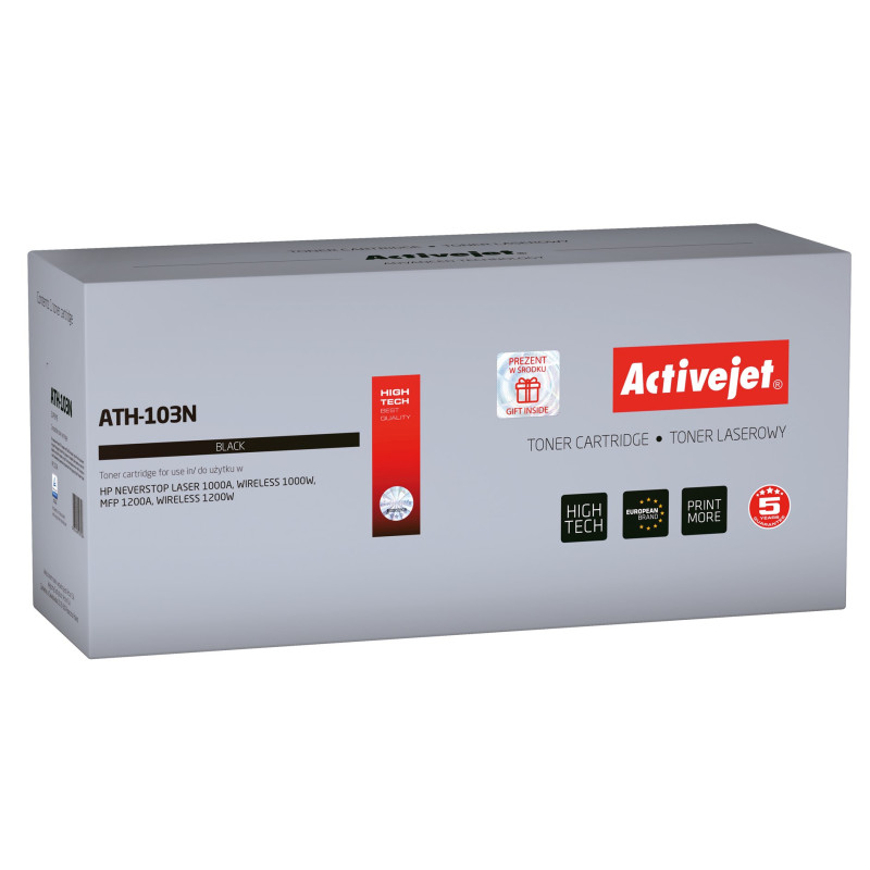 Tonerio Kasetė - Activejet ATH-103N, 2500 Puslapių, Juoda
