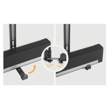 TV Sound Bar Holder - Maclean MC-914, Adjustable Depth: 40 - 182 mm.