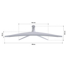 86,4cm / 34" (3440x1440) Japannext JN-IPS340UWQHD60C-C65W-HS-W 21:9 UWQHD IPS 5ms 60Hz HDMI DisplayPort USB VESA Sp