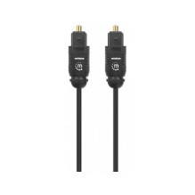 MANHATTAN Toslink Digitales Optisches Audiokabel 2 x Toslink S / PDIF-Stecker 1m vergoldete Kontakte schwarz MANHATTAN Toslink Digitales Optisches Audiokabel 2 x Toslink S / PDIF-Stecker 1m vergoldete Kontakte schwarz