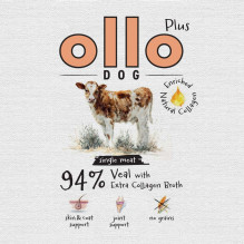 OLLO Plus Collagen Mono Veal - wet dog food - 800g OLLO Plus Collagen Mono Veal - wet dog food - 800g