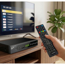 Esperanza EV107R TV priedėlis, juodas, kabelis Esperanza EV107R TV priedėlis, juodas, kabelis