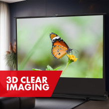 Maclean MC-213 Portable Projection Screen, Compact, Floor, 100", 16:10 Maclean MC-213 Portable Projection Screen, Compact, Floor, 100", 16:10